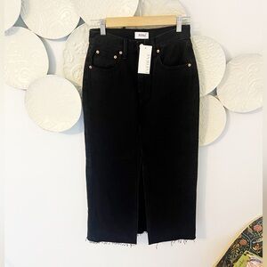 Sz 29 Pistola Alice Midi Jean Skirt NWT